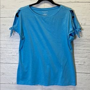 Talbots cold shoulder top